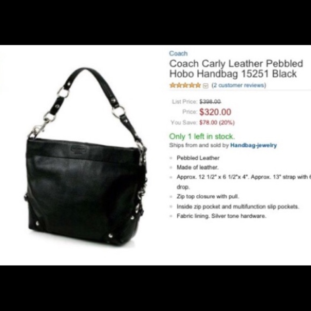 Authentic Coach Purse - Picture 4 of 4